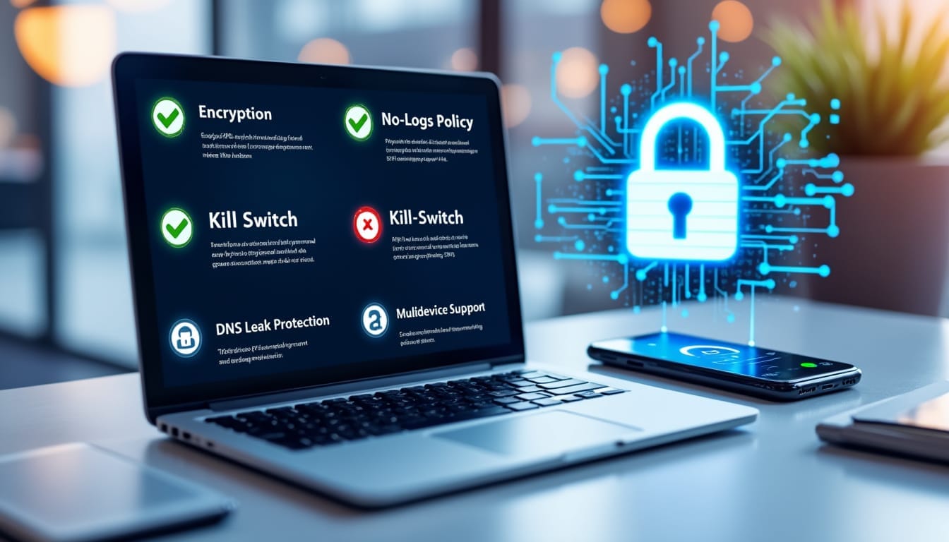 découvrez les fonctionnalités essentielles de sécurité à considérer lors du choix d'un vpn. ce guide vous aidera à protéger vos données et garantir votre confidentialité en ligne.
